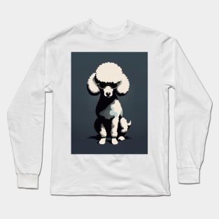 Poodle Dog 4 - Japanese Old Vintage Long Sleeve T-Shirt